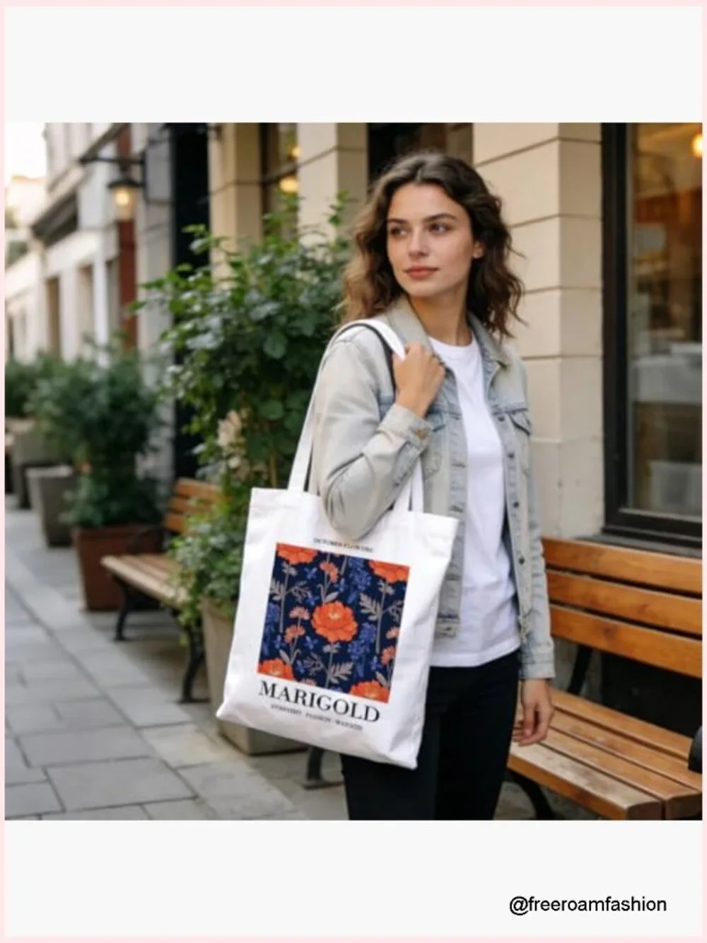 Large Canvas Tote Bag Reusable Shoulder Bag for Travel Work Storage